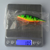 1PCS Super Quality  5 Colors 11cm 10.5g Hard Bait Minnow Fishing lures Bass Fresh Salt water 4#hook