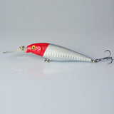 1PCS Super Quality  5 Colors 11cm 10.5g Hard Bait Minnow Fishing lures Bass Fresh Salt water 4#hook
