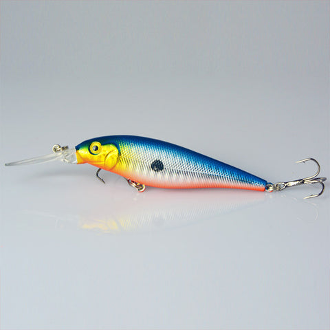 1PCS Super Quality  5 Colors 11cm 10.5g Hard Bait Minnow Fishing lures Bass Fresh Salt water 4#hook