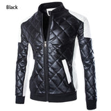 Motorcycle Zipper Leather Jacket