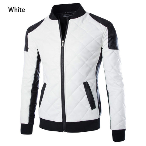 Motorcycle Zipper Leather Jacket