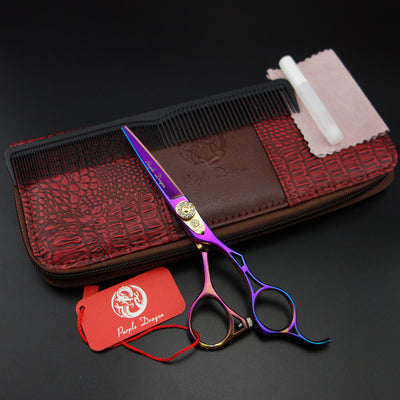 5.5 in. Purple Dragon Professional  Hair scissors Cutting scissors,Personality Barber shears,High-grade quality,S398