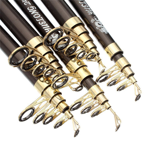 Carbon 2.1M 2.4M 2.7M 3.0M 3.6M Portable Telescopic Fishing Rod