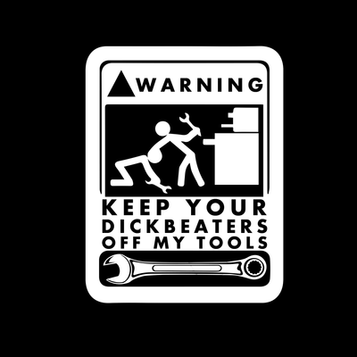 Dick Beaters Sign Decal
