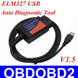 Auto Diagnostic Scan Tool ELM 327 USB Version V1.5 ELM327 Interface USB OBD2/OBDII CAN-BUS Plastic