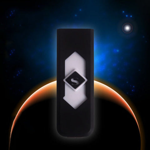 Free Shipping Windproof Rechargeable Flameless Cigarette No Gas e-Lighter USB Lighter ME3L