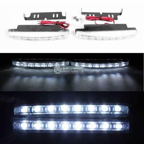 2Pcs Universal Car Daytime Running Lights