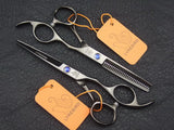Hair scissors hairdressing scissors Lyrebird 5.5 INCH or 6 INCH Rainbow or Golden or Black or Blue Simple packing 1SET