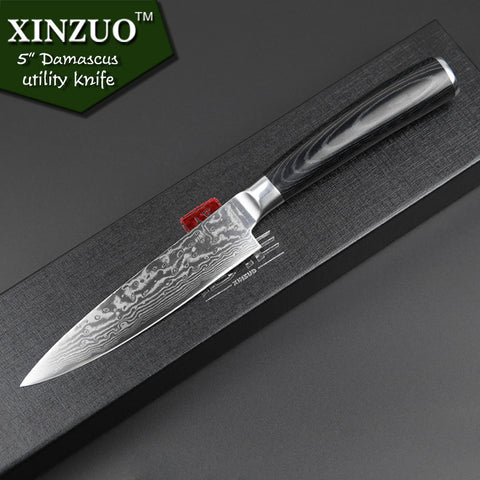high quality 5" Japanese VG10 Damascus steel kitchen knife
