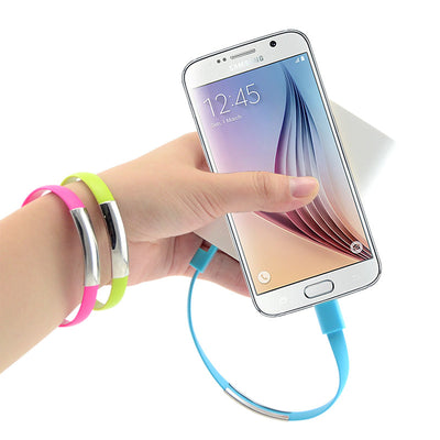 Bracelet Charger Mobile Phone Cables Micro USB Data Cable