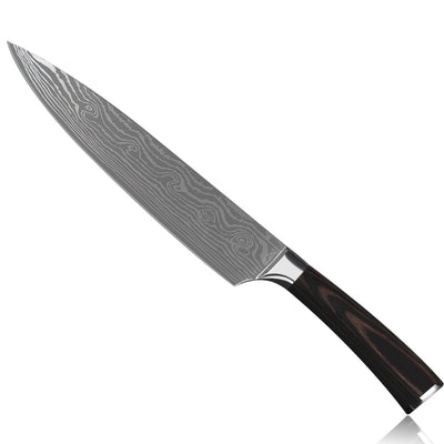 Sharp chef knife for 8 inch kitchen knife 7CR17 stainless steel Damascus