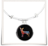 Chihuahua art Necklace and bangles