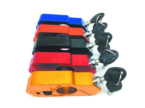Motorcycle Handlebar Lock Scooter ATV Brake Clutch Security Safety Theft Protection Locks