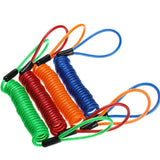Alarm Disc Lock Security Anti Thief Motorbike Motorcycle Wheel Disc Brake Bag And Reminder Spring Cable