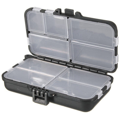 CAMTOA 11x6x3.5cm 9 Compartments Fly Fishing Lure Bait Hook Tackle Box Case