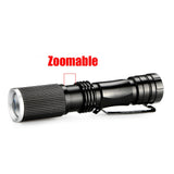 LED Flashlight ZOOM 7W CREE Q5 2000LM Waterproof