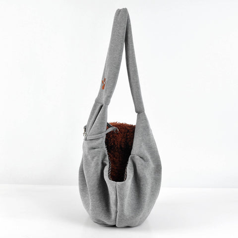 Solf Pet Carrier Bag Small Dog Cat Pet Carrier Backpacks Cotton Sling Bag