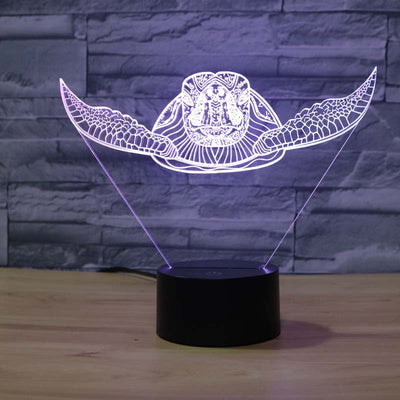 Turtle 3d night lamps