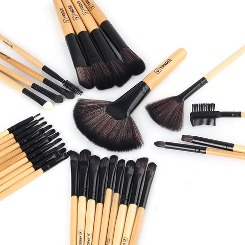 32Pcs Set Professional Makeup Brush Foundation Eye Shadows Lipsticks Powder Make Up Brushes
