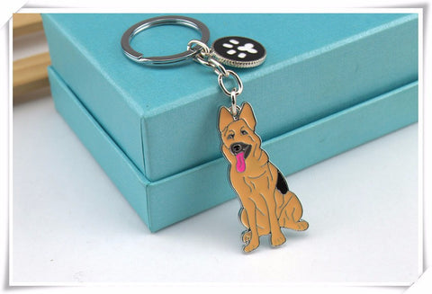 German Shepherd Dog Keychain