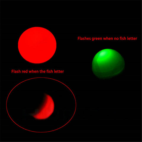 Strike Alert Night Fishing LED Rod Tip Clip on Fish Bite Alarm Light Electronic Fishing Accessories with Rod Adapter