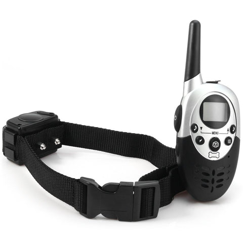 Dog Training Collar Dog Trainer 1000M Rechargeable LCD Remote Pet Electric Shock Large Dog Collar