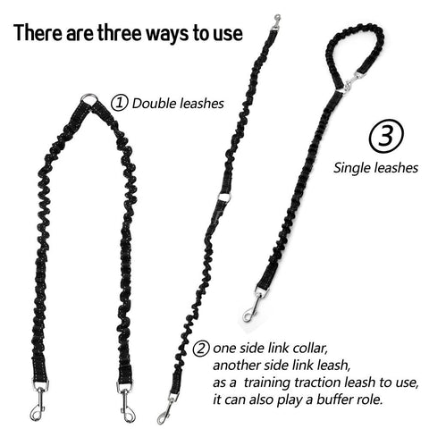Pet Dog Coupler Leash Double Dog Walking
