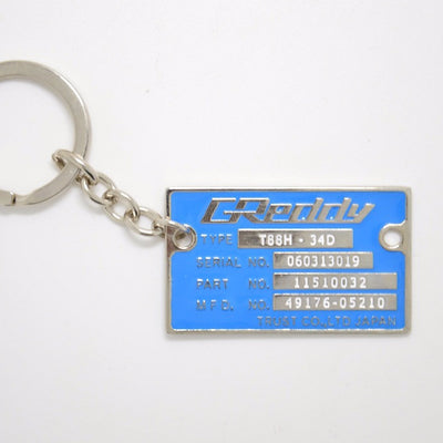 GREDDI Turbo Badge Emblem Keychain