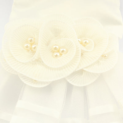 Armi store Pearl Flower Adornment  Dog Dress Wedding Dresses For Dogs XS, S, M, L, XL