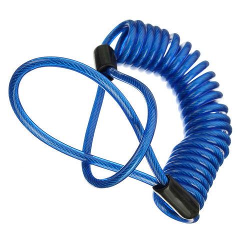 Alarm Disc Lock Security Anti Thief Motorbike Motorcycle Wheel Disc Brake Bag And Reminder Spring Cable