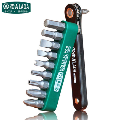 10 in 1 Multifunction Ratchet Screwdriver High Quality