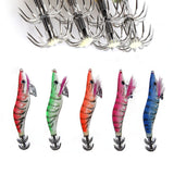 10pcs/lot 10cm 12cm Fishing artificial Sharp Squid Hook