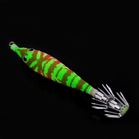 5pcs/Lot 10cm 6g 5 Color Fishing Lure Luminous Squid Octopus Hook