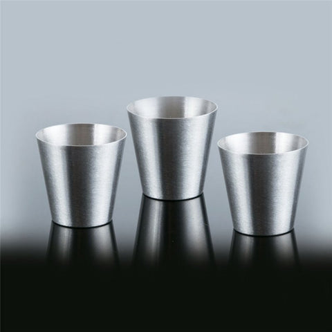 6 Pieces Stainless Steel Cups Wine Beer Whiskey Mugs