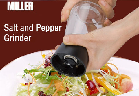 Salt and Pepper mill grinder Glass
