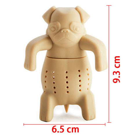 Pug In A Mug Silicone Tea Infuser
