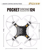 124 RC Drone Micro Pocket Drone 4CH 6Axis Gyro Switchable Controller Mini quadcopter
