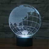 3D World Map Acrylic night lamp