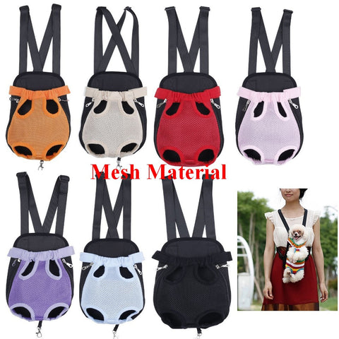Carrier Dog Front Chest Backpack Five Holes Backpack