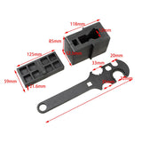 3 PCS Gunsmith Armorer's Tool Kit AR15 Rifle Lower & Upper Vise Block & Wrench