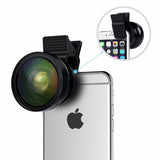 Phone Camera Lens 2 in 1 Professional HD Camera Lens Kit [0.45X Wide Angle+12.5X Macro] Clip-on Design for Smartphone