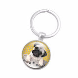 Pug Keychain