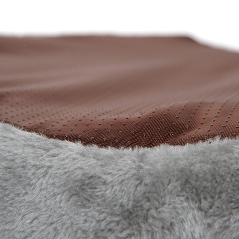 Grey Mouse Shape Bed for Small Cats Dogs Waterproof Bottom