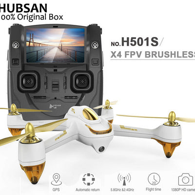 Hubsan H501S X4 Pro 5.8G FPV Brushless With 1080P HD Camera GPS RC Quadcopter RTF Mode Switch Remote Control Drone With Camera