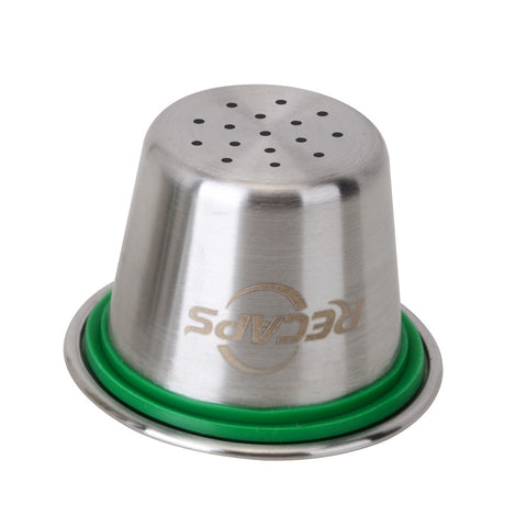 Refillable Nespresso Capsules  (1 pod +60 seals) Stainless Steel