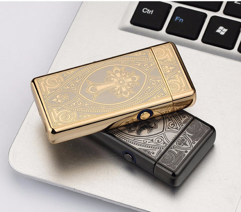 Cross Double Arc Lighter USB Pulse Cigar Lighters