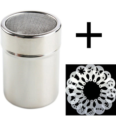 Stainless Steel Chocolate Shaker Cocoa Flour Coffee Sifter