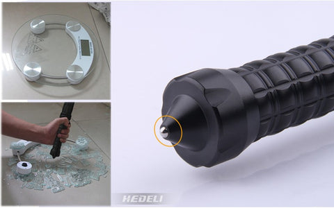 powerful telescoping led cree xml t6 flashlight tactical torch baton flash light self defense 18650 OR AAA 3000 lumens