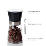 Salt and Pepper mill grinder Glass