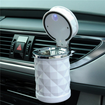 Luxury Car Accessories Portable LED Car Ashtray High Quality Universal Cigarette Cylinder Holder Car Styling Mini carro cinzeiro